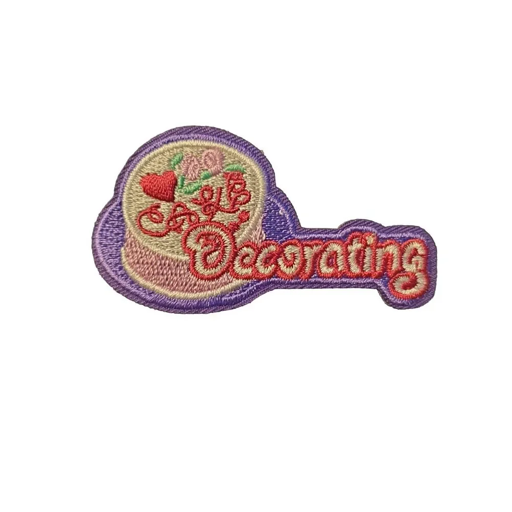 Girl Scouts Cake Decorating Patch sew On Patch